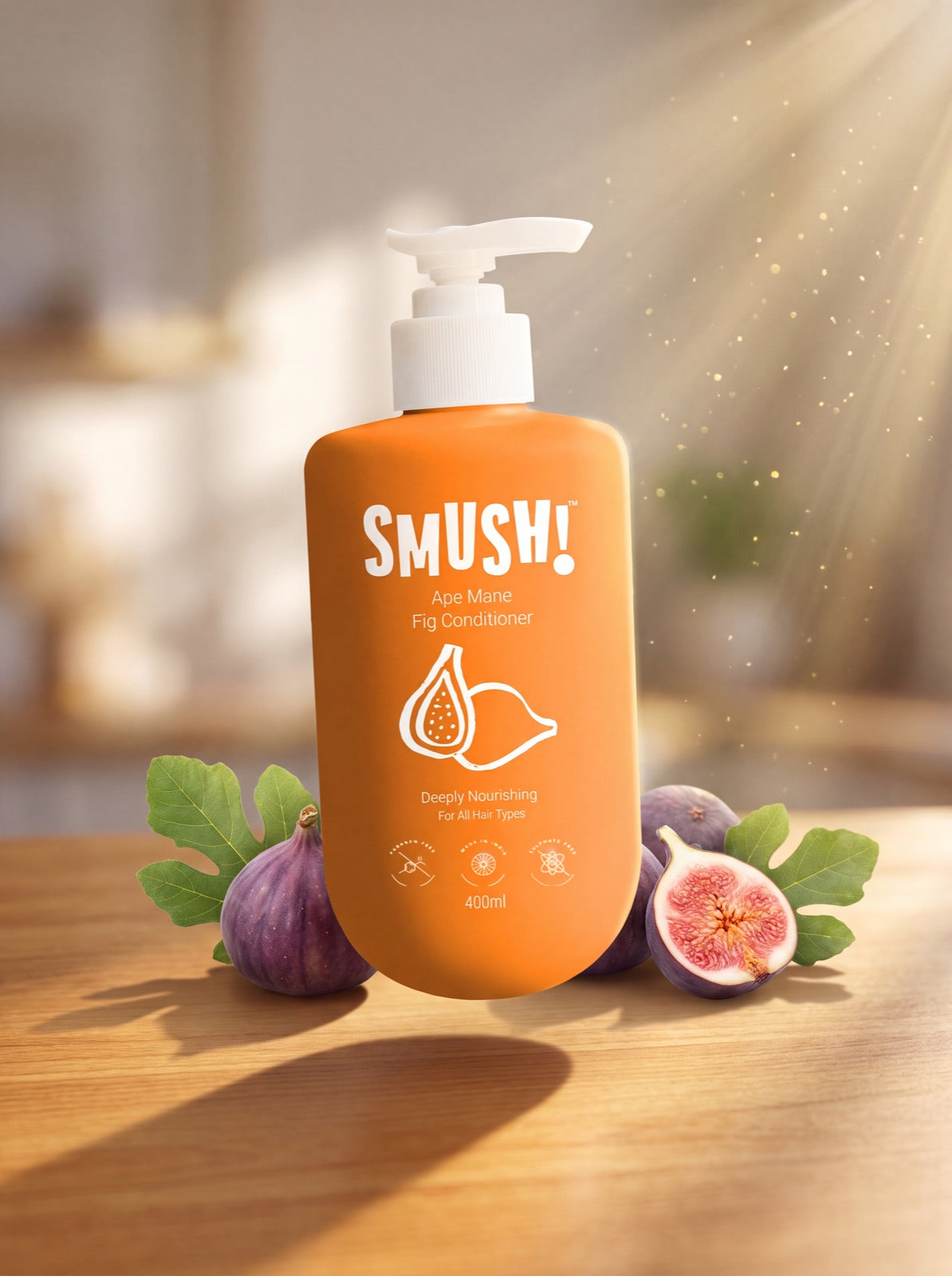 SMUSH! fig conditioner bottle in its fig world