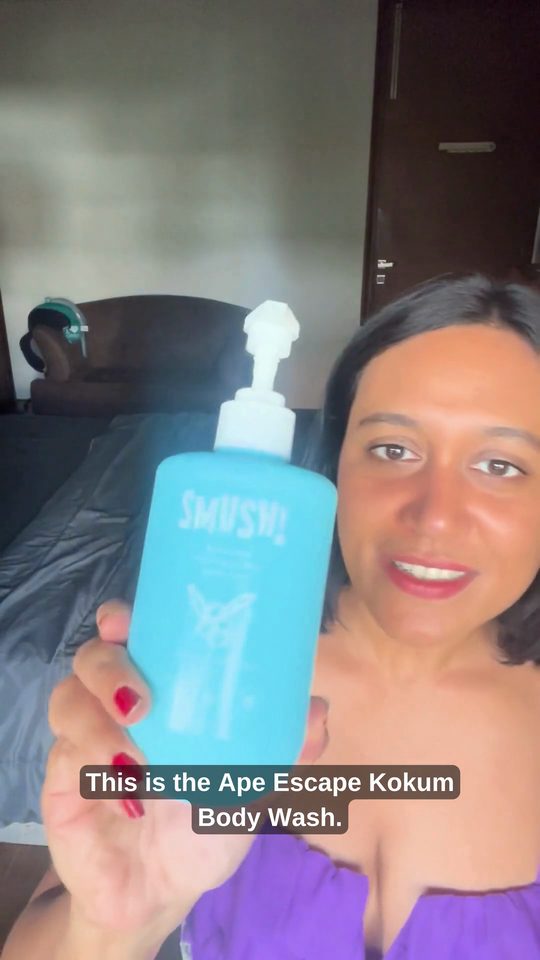 Video cover: Smriti reads the first ingredient of the Ape Escape Kokum Body Wash: glycerin, 35%
