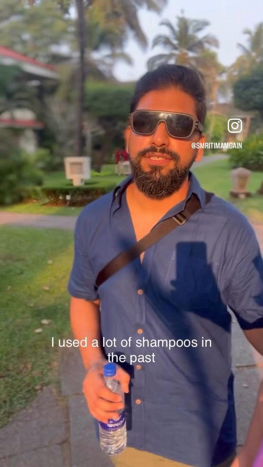 Video cover: Smriti asks Sahil for one reason men should use the Ape Scalp Coconut Shampoo
