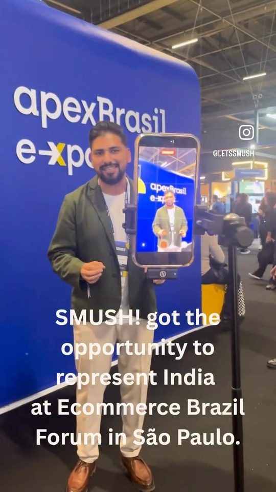Video cover: Sahil presents SMUSH! and the Indian personal care industry at the Ecommerce Brazil Forum in São Paulo
