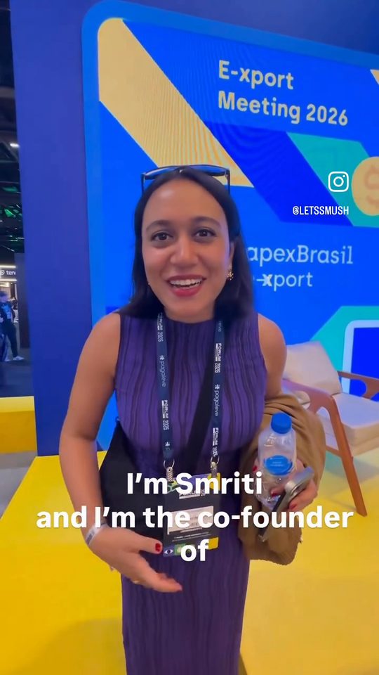 Video cover: Smriti at the Apex Brasil export meeting in São Paulo, 2026